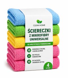 Ściereczki z Mikrofibry Uniwersalne (4 szt.)