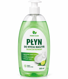 Skoncentrowany Płyn do Mycia Naczyń – Power Clean Limonka