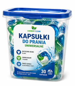 Kapsułki do Prania Uniwersalne – Laundry Clean